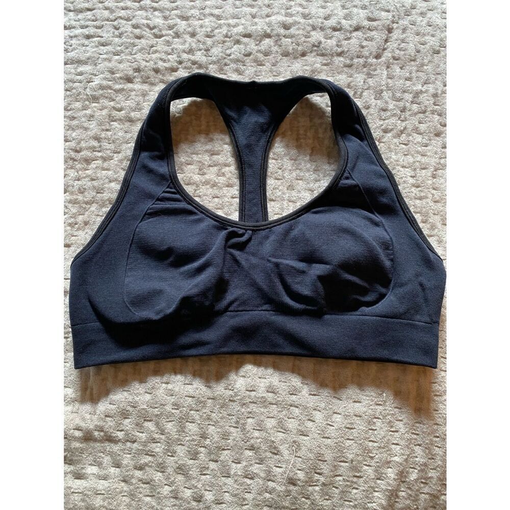 lululemon athletica Blue Racerback Wireless Sports Bra